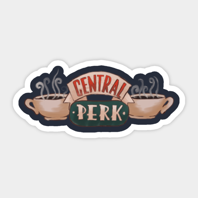 Friends Central Perk Logo Friends Tv Sticker